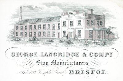 Tarjeta comercial, George Langridge & Company de English School