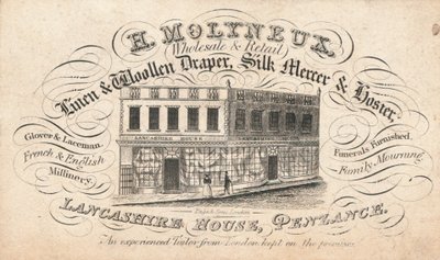 Tarjeta comercial, H Molyneux de English School