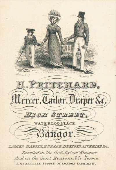 Tarjeta comercial, H Pritchard de English School