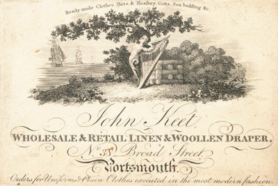 Tarjeta comercial, John Keet de English School