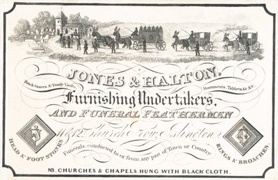 Tarjeta comercial, Jones & Halton de English School