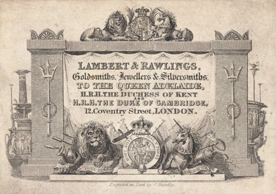 Tarjeta comercial, Lambert & Rawlings de English School