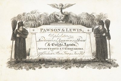 Tarjeta comercial, Pawson & Lewis de English School