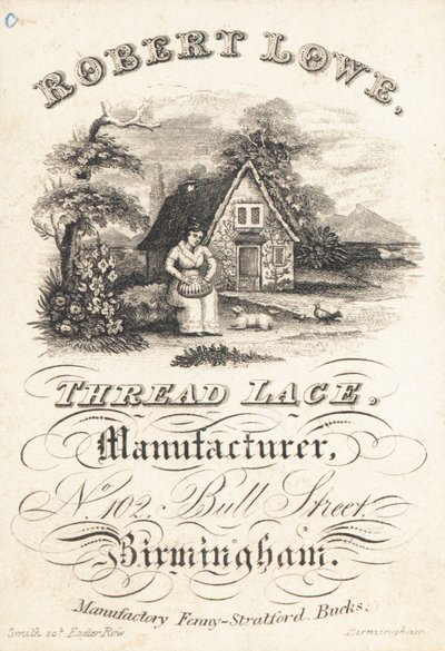 Tarjeta comercial, Robert Lowe de English School