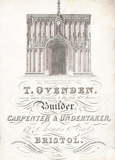 Tarjeta comercial, T Ovenden de English School