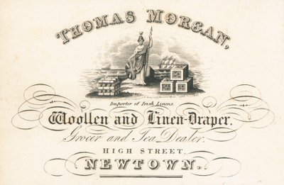 Tarjeta comercial, Thomas Morgan de English School