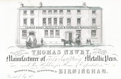 Tarjeta comercial, Thomas Newey de English School