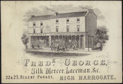 Tarjeta comercial de Frederick George de English School