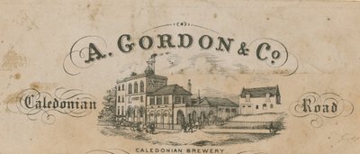 Tarjeta comercial de A Gordon & Co de English School