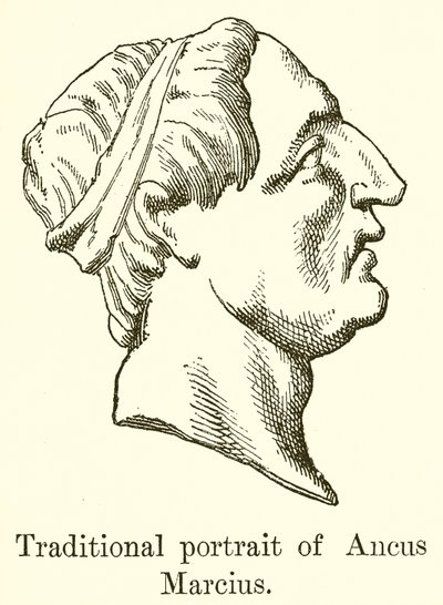Retrato tradicional de Anco Marcio de English School