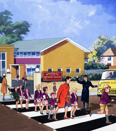 Agente de tráfico de English School