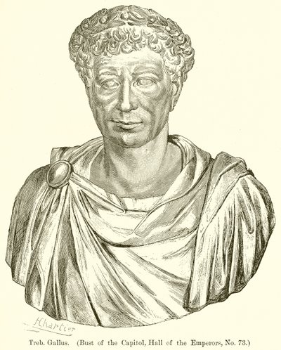 Treb. Galo (Busto del Capitolio, Sala de los Emperadores, No. 73) de English School