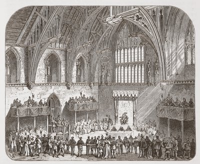 Juicio de Lambert en Westminster Hall de English School