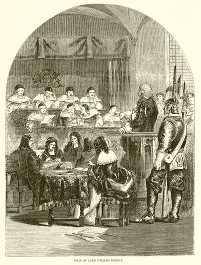 Juicio de Lord William Russell de English School