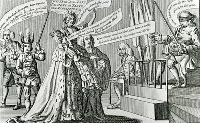 Juicio de la Emperatriz Soberana de las Vastísimas Regiones del Gusto, 1771 de English School