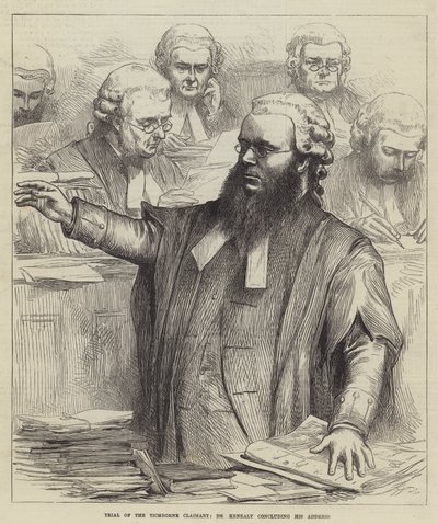 Juicio del reclamante de Tichborne, Dr. Kenealy concluyendo su discurso de English School