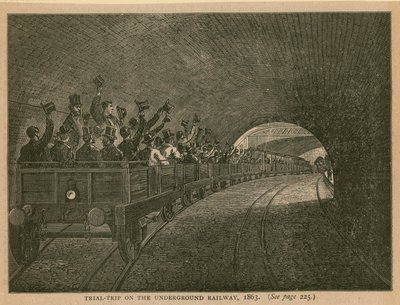 Viaje de prueba en el Ferrocarril Subterráneo de English School