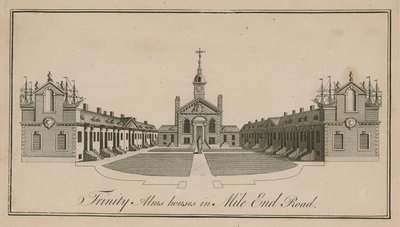 Casas de beneficencia de la Trinidad en Mile End Road de English School