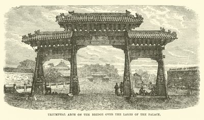 Arco Triunfal en el puente sobre los Lagos del Palacio de English School