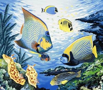 Peces tropicales de English School