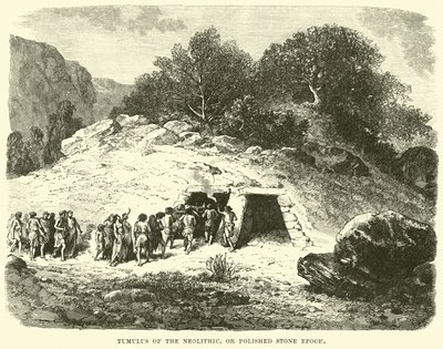 Túmulo del Neolítico, o Época de la Piedra Pulida de English School