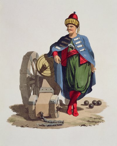 Soldado turco, del libro 