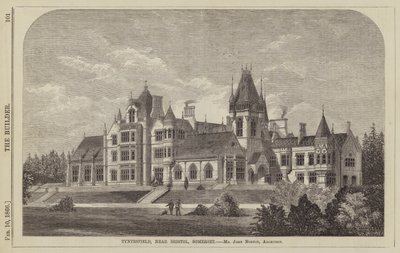 Tyntesfield, cerca de Bristol, Somerset, Sr. John Norton, Arquitecto de English School