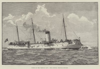 Tipos de la Marina Francesa, el Condor, torpedero-crucero de English School