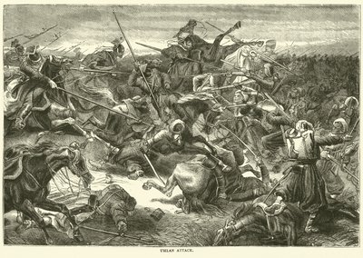 Ataque de Ulanos, octubre 1870 de English School