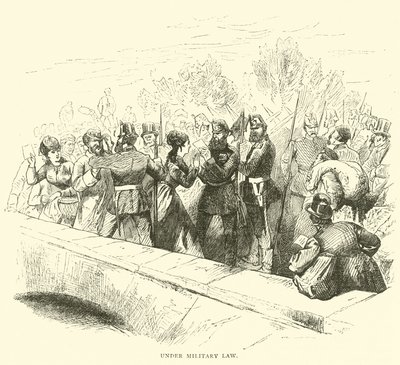 Bajo la ley militar, marzo 1871 de English School