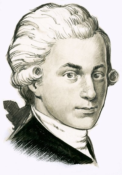 Joven no identificado, posiblemente Mozart de English School