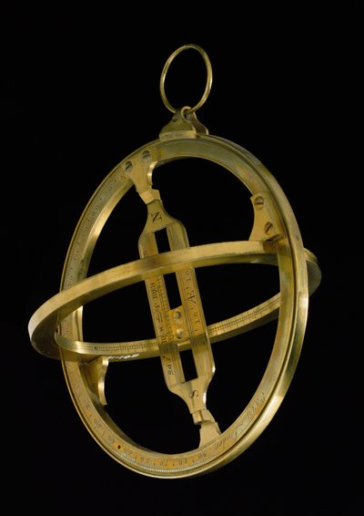 Reloj de anillo equinoccial universal, c.1800 de English School