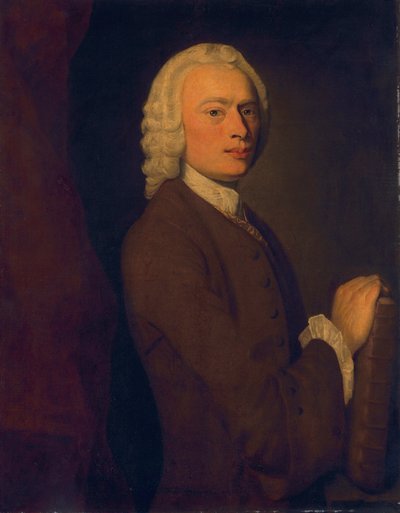 Hombre desconocido, llamado Laurence Sterne de English School