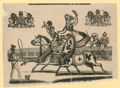 Escena de circo sin título: Monta de Caballo de English School
