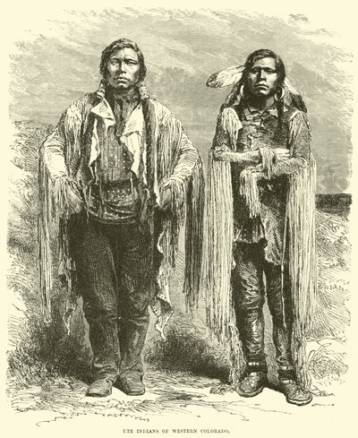 Indios Ute del Oeste de Colorado de English School