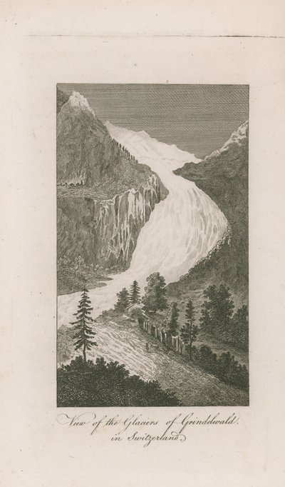 Vista de los glaciares de Grindelwald de English School