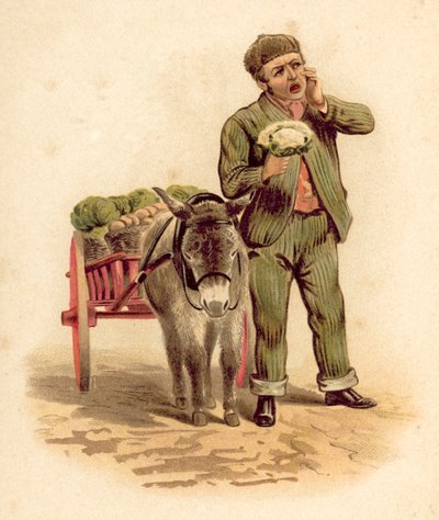 Vendedor de verduras de English School