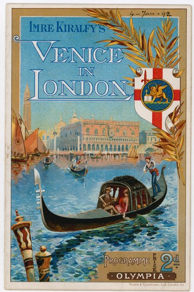 Venecia en Londres en Olympia, 1892 de English School