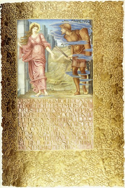 Venus y Eneas, 1874-c.1919 de English School