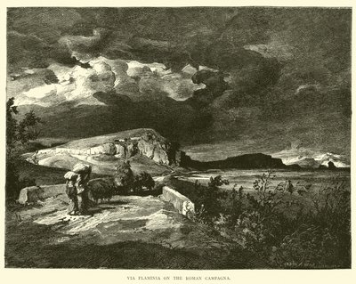Via Flaminia en la Campagna Romana de English School