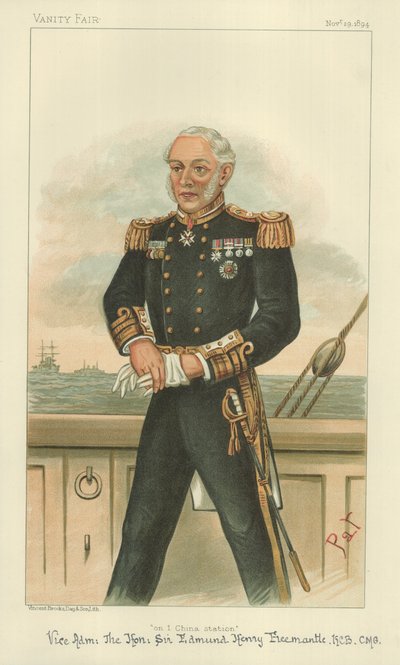 Vicealmirante El Hon Sir Edmund Robert Freemantle de English School