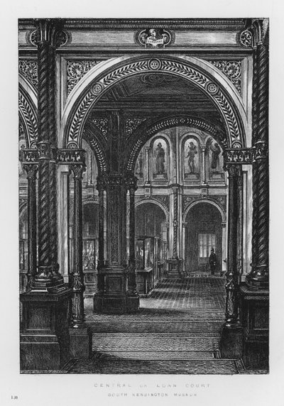 Corte Central o de Préstamo (grabado) de English School