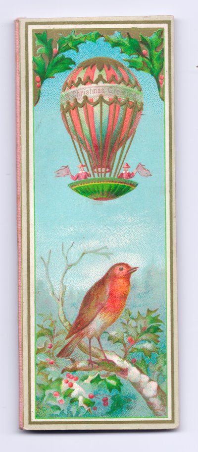 Tarjeta de Navidad Victoriana, c.1880 de English School