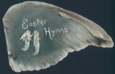 Tarjeta victoriana de Pascua - Himnos de Pascua de English School