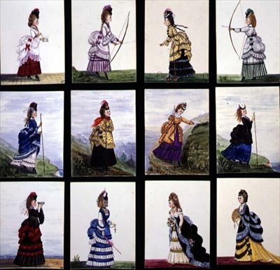 Modas deportivas de damas victorianas de English School