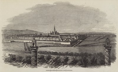 Viena, del Nuevo Panorama del Sr. Burford (grabado) de English School