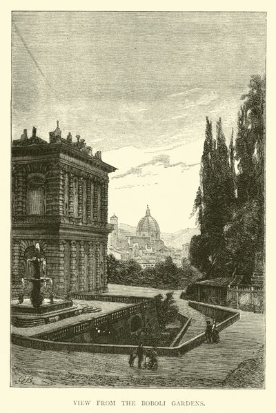 Vista desde los Jardines de Boboli de English School