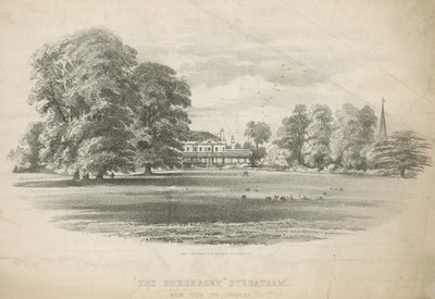 Vista desde los terrenos de The Shrubbery de English School