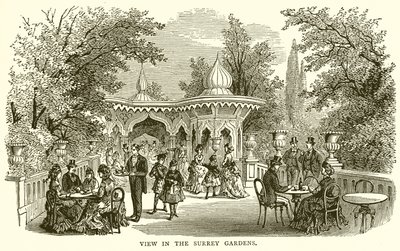 Vista en los Jardines de Surrey de English School