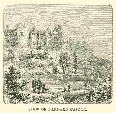 Vista del castillo de Barnard de English School